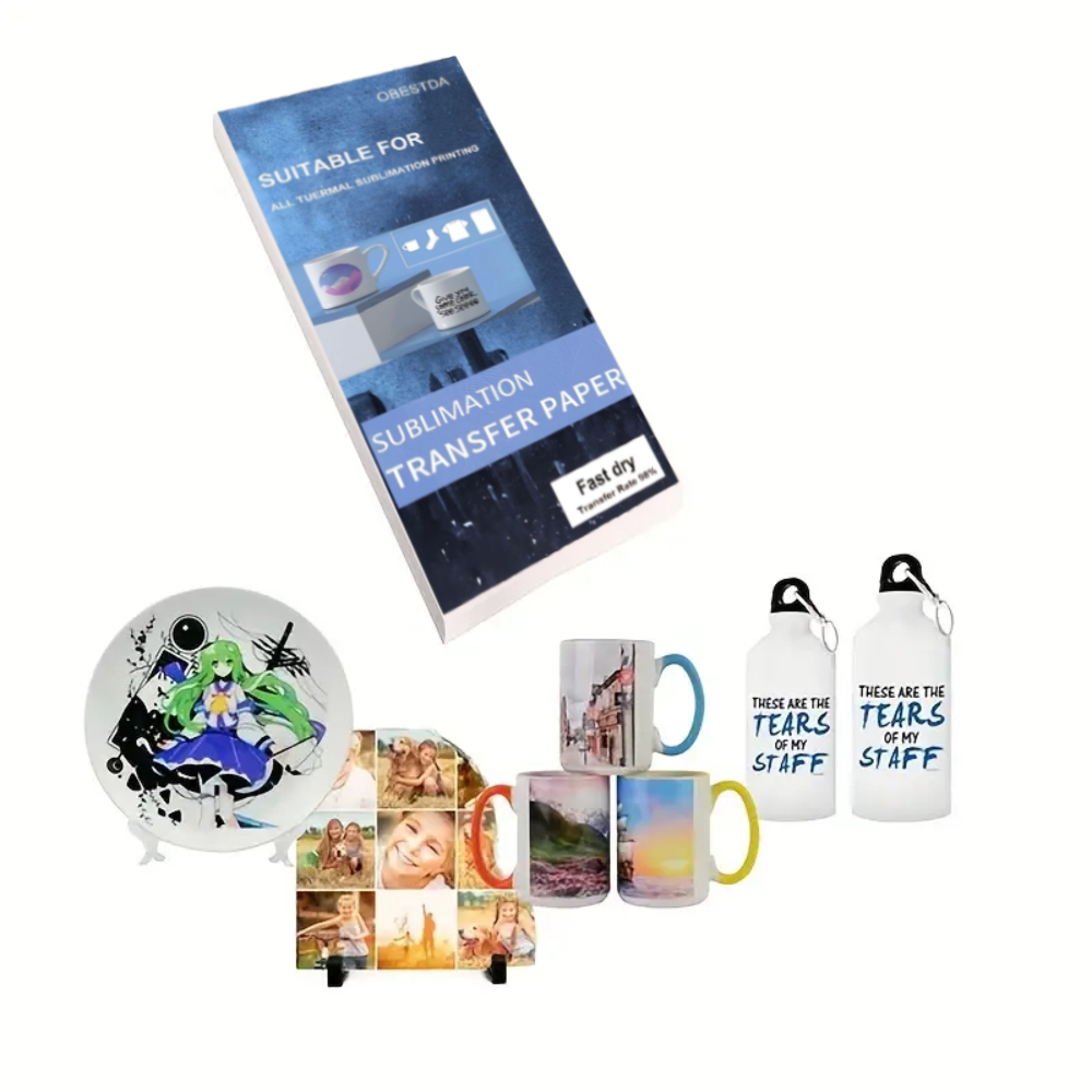 100 Sheets Sublimation Heat Tr - Ceramic Heat Emitter ulasan dan harga