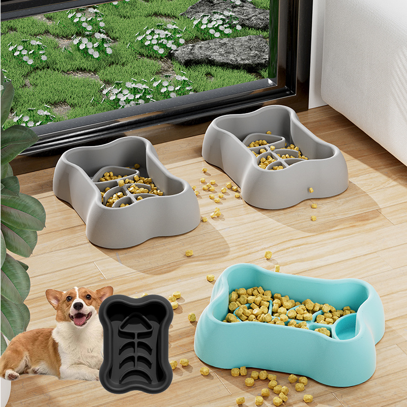 Pet Dog Slow Feeder Bowl Puppy - Royal Canin Food Medium ulasan dan harga